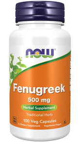 Fenugreek, 500mg - 100 vcaps - Sense42 Beauty and Health