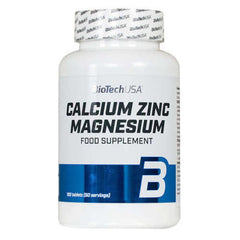 Calcium Zinc Magnesium - 100 tablets - Sense42 Beauty and Health
