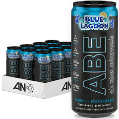 ABE Energy + Performance Cans, Blue Lagoon - 12 x 330 ml. - Sense42 Beauty and Health