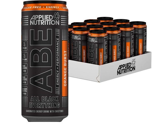 ABE Energy + Performance Cans, Orange Burst - 12 x 330 ml. - Sense42 Beauty and Health