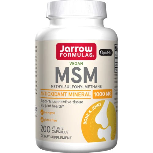 MSM (Methyl-Sulfonyl-Methane), 1000mg - 200 vcaps - Sense42 Beauty and Health