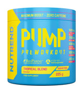 Pump Pre-Workout, Tropical Blend - 225g - Sense42 Beauty and Health