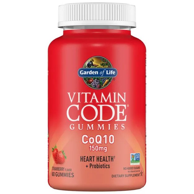 Vitamin Code CoQ10 Gummies, Strawberry - 60 gummies - Sense42 Beauty and Health