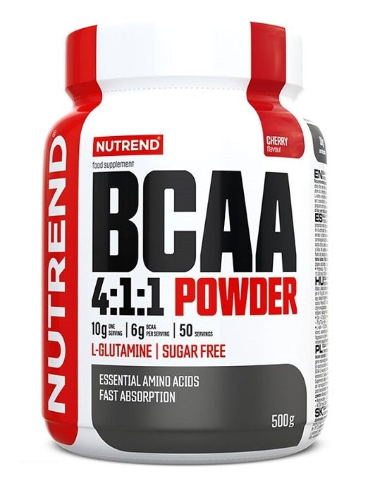 BCAA 4:1:1 Powder, Cherry - 500g - Sense42 Beauty and Health