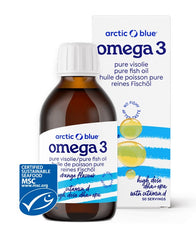 Pure Fish Oil High Dose DHA + EPA with Vitamin D, Orange - 250 ml. - Sense42 Beauty and Health