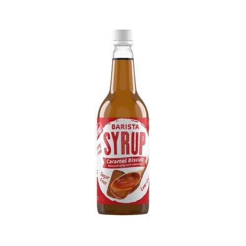 Low-Cal Barista Syrup, Caramel Biscuit - 1000 ml. - Sense42 Beauty and Health