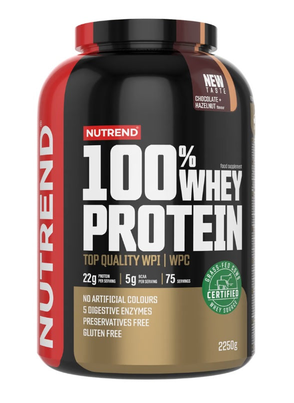 100% Whey Protein, Chocolate & Hazelnut - 2250g - Sense42 Beauty and Health