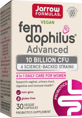 Fem-Dophilus Advanced - Shelf Stable, 10 Billion CFU - 30 vcaps - Sense42 Beauty and Health
