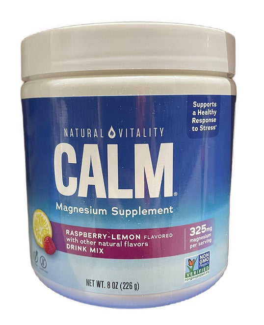 Natural Calm, Raspberry Lemon - 226g - Sense42 Beauty and Health