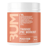 Raw Nutrition Thavage Pre-Workout, Peach Bum - 520g
