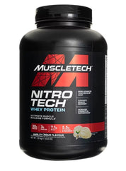 Nitro-Tech, Vanilla Cream - 1810g - Sense42 Beauty and Health