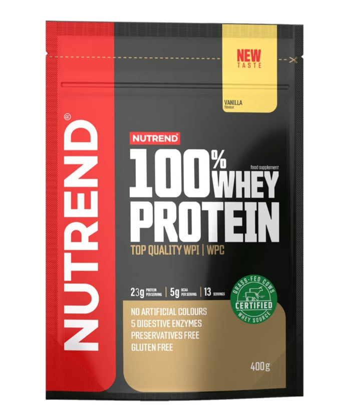 100% Whey Protein, Vanilla - 400g - Sense42 Beauty and Health