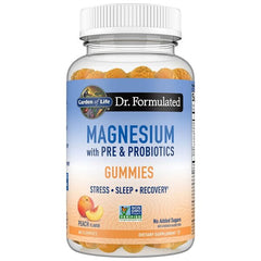 Dr. Formulated Magnesium with Pre & Probiotics Gummies, Peach - 60 gummies - Sense42 Beauty and Health