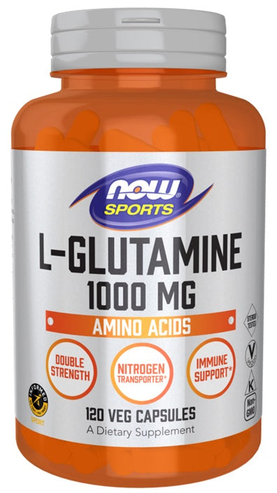 L-Glutamine, 1000mg - 120 vcaps - Sense42 Beauty and Health