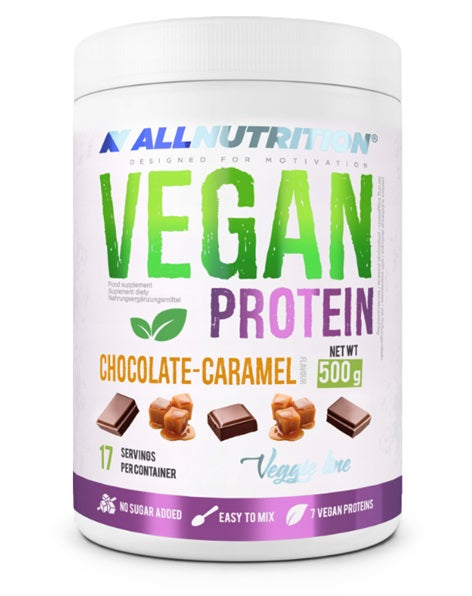 Vegan Protein, Chocolate Caramel - 500g - Sense42 Beauty and Health