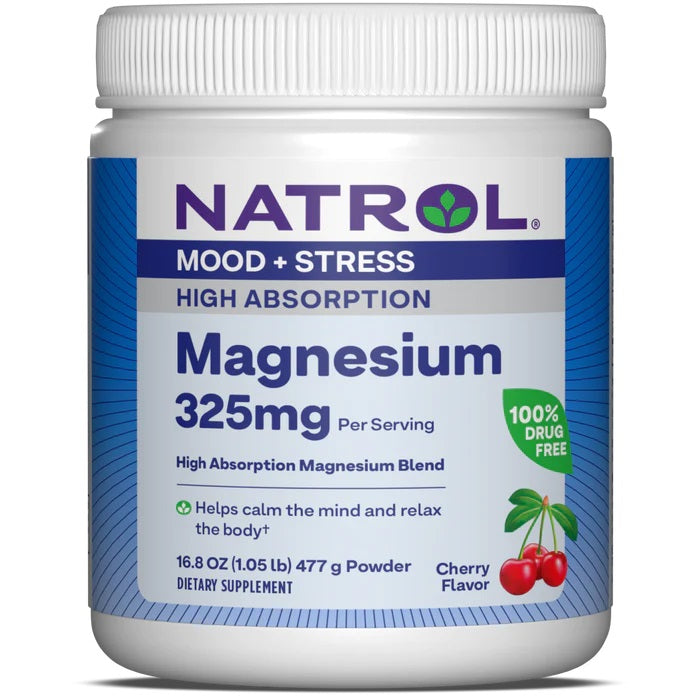 High Absorption Magnesium, 325mg (Cherry) - 477g - Sense42 Beauty and Health