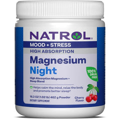 High Absorption Magnesium Night, Cherry - 462g - Sense42 Beauty and Health