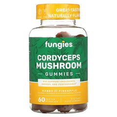 Cordyceps Mushroom Gummies, Mango & Pineapple - 60 gummies - Sense42 Beauty and Health