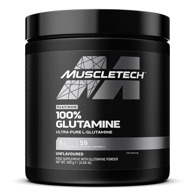 MuscleTech Platinum 100% Glutamine - 300g - Sense42 Beauty and Health