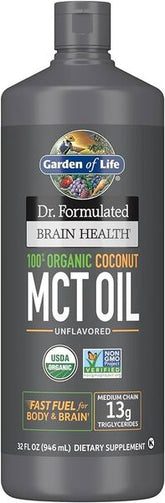 Dr. Formulated Organic Brain Health MCT Oil - 946 ml. - Sense42 Beauty and Health