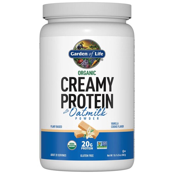 Organic Creamy Protein with Oatmilk, Vanilla Cookie - 860g - Sense42 Beauty and Health