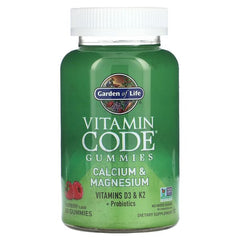 Vitamin Code Calcium & Magnesium Gummies, Raspberry - 60 gummies - Sense42 Beauty and Health