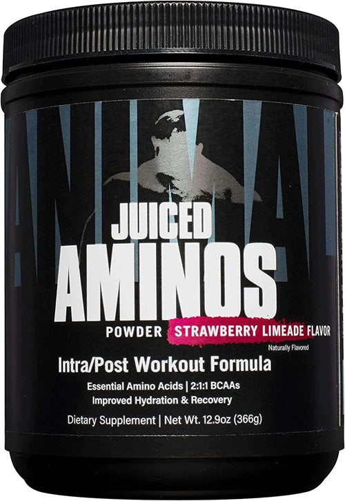 Animal Juiced Aminos, Strawberry Limeade - 366g - Sense42 Beauty and Health