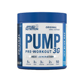 Pump 3G Pre-Workout, Icy Blue Raz - 375g - Sense42 Beauty and Health