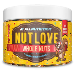 Nutlove Whole Nuts, Almonds in Milk Chocolate - 300g - Sense42 Beauty and Health