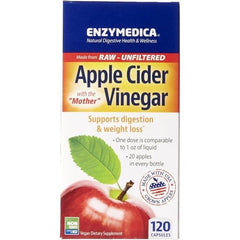 Apple Cider Vinegar - 120 caps - Sense42 Beauty and Health