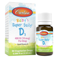 Baby's Super Daily D3, 400 IU - 2.54 ml. - Sense42 Beauty and Health