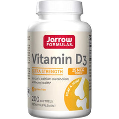 Vitamin D3, 25mcg - 200 softgels - Sense42 Beauty and Health