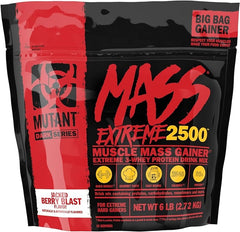 Mutant Mass Extreme 2500, Jacked Berry Blast - 2720g - Sense42 Beauty and Health