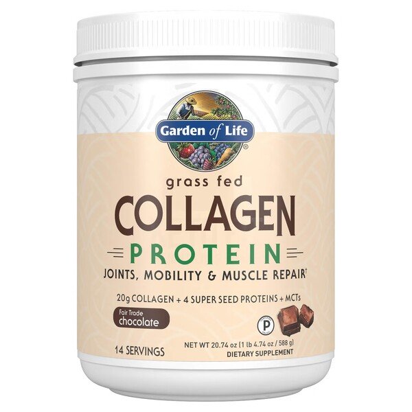 Grass Fed Collagen Protein, Chocolate - 588g - Sense42 Beauty and Health