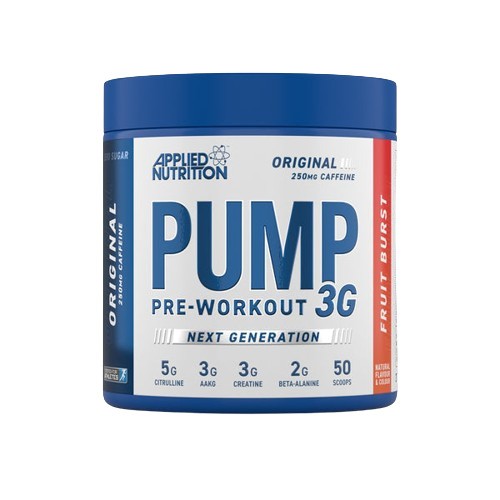 Pump 3G Pre-Workout, Fruit Burst - 375g - Sense42 Beauty and Health
