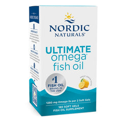 Ultimate Omega, 1280mg Lemon (EAN 768990891083) - 180 softgels - Sense42 Beauty and Health