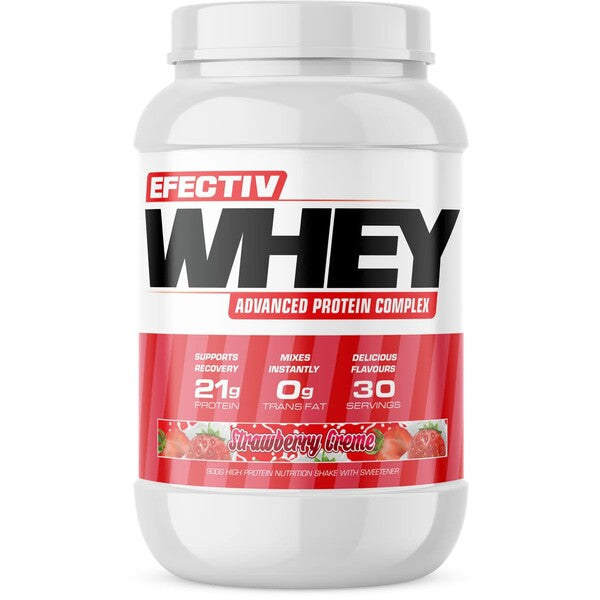 Whey Protein, Strawberry Creme - 900g - Sense42 Beauty and Health