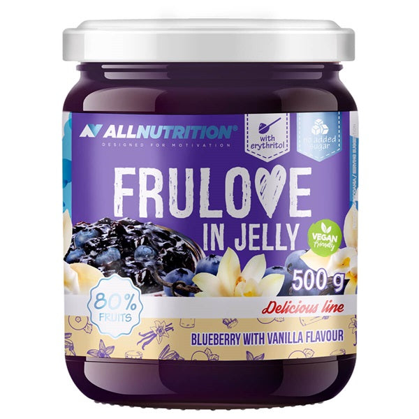 Frulove In Jelly, Blueberry with Vanilla - 500g - Sense42 Beauty and Health