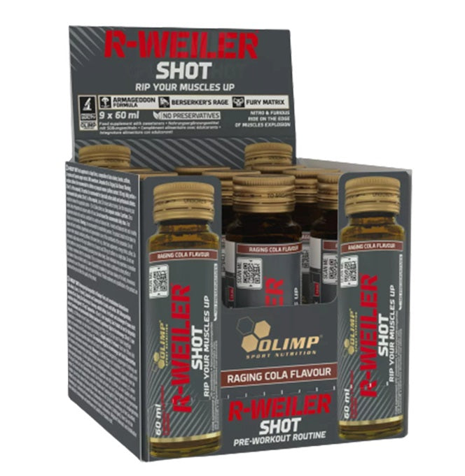 R-Weiler Shot, Raging Cola - 9 x 60 ml. - Sense42 Beauty and Health