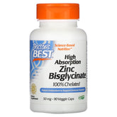 High Absorption Zinc Bisglycinate, 50mg - 90 vcaps - Sense42 Beauty and Health