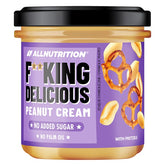 Fitking Delicious Peanut Cream, with Pretzels - 350g - Sense42 Beauty and Health