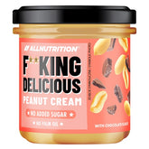 Fitking Delicious Peanut Cream, with Chocolate Flakes - 350g - Sense42 Beauty and Health