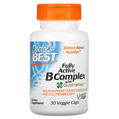 Fully Active B-Complex with Quatrefolic - 30 vcaps - Sense42 Beauty and Health