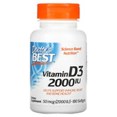 Vitamin D3, 2000 IU - 180 softgels - Sense42 Beauty and Health