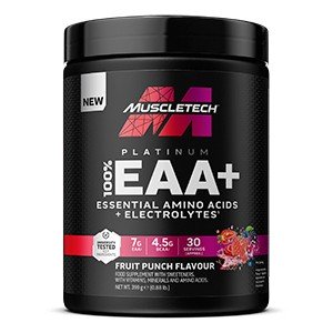 Platinum 100% EAA+, Fruit Punch - 393g - Sense42 Beauty and Health