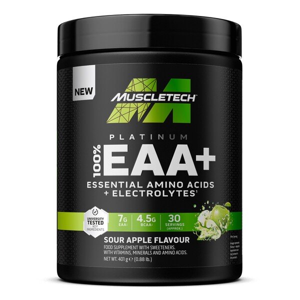 Platinum 100% EAA+, Sour Apple - 401g - Sense42 Beauty and Health
