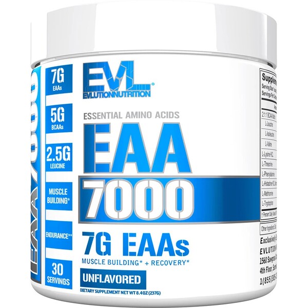 EAA 7000, Unflavored - 237g - Sense42 Beauty and Health