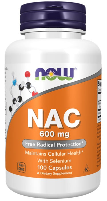 NAC with Selenium, 600mg - 100 caps - Sense42 Beauty and Health