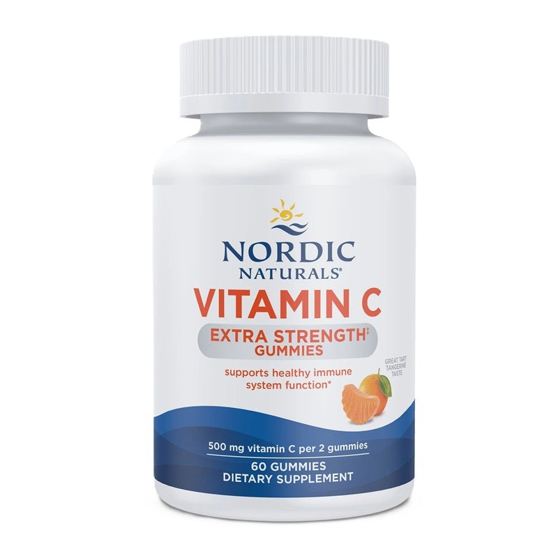Vitamin C Extra Strength Gummies, Tangerine - 60 gummies - Sense42 Beauty and Health
