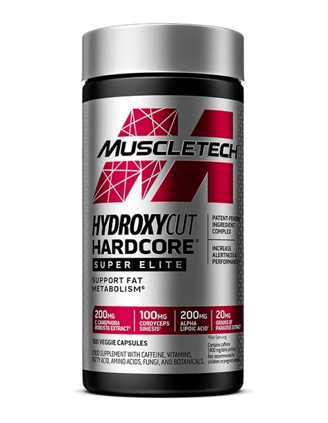 Hydroxycut Hardcore Super Elite - 100 vcaps - Sense42 Beauty and Health
